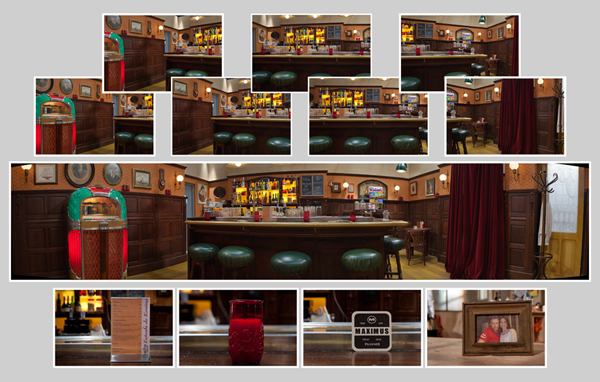 Panorama foto's van het decor Panorama foto's van het decor