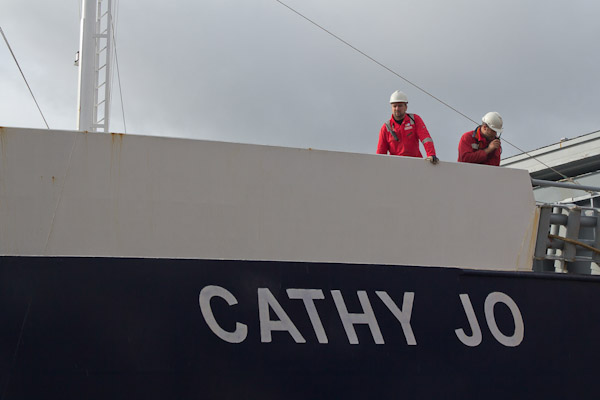 De bemanning van de zeeschip