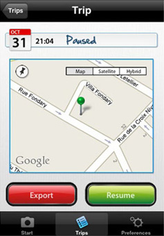 Gps4cam; locaties tonen op de kaart