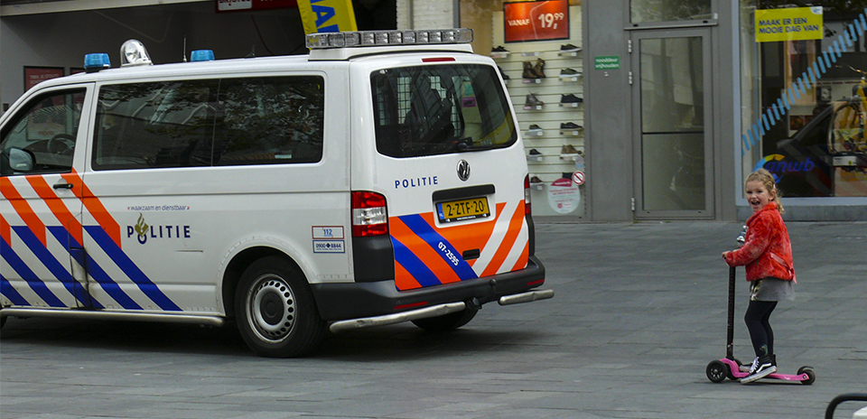 Politie meisje