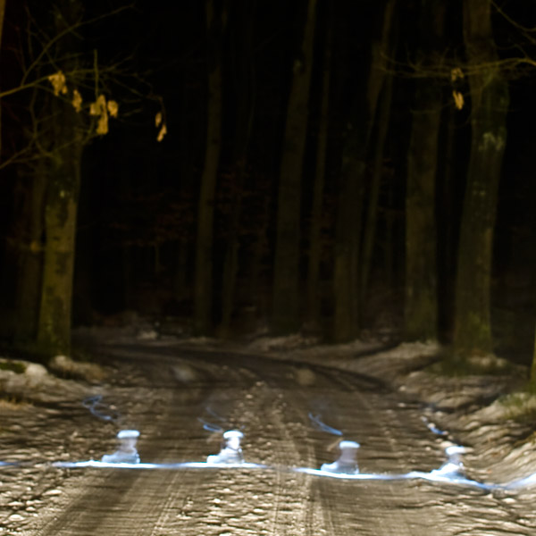 Lightpainting voeten