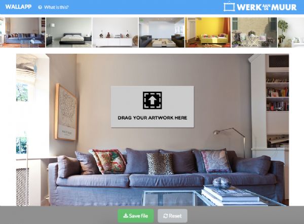 De WallApp werkt gemakkelijk en snel Photofacts werkaandemuurapp