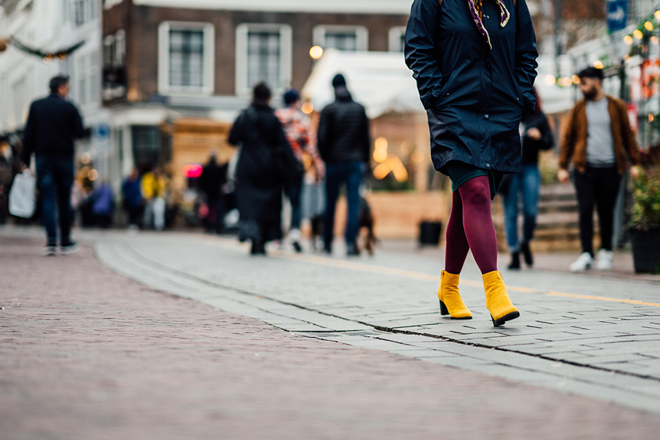 Gele schoenen