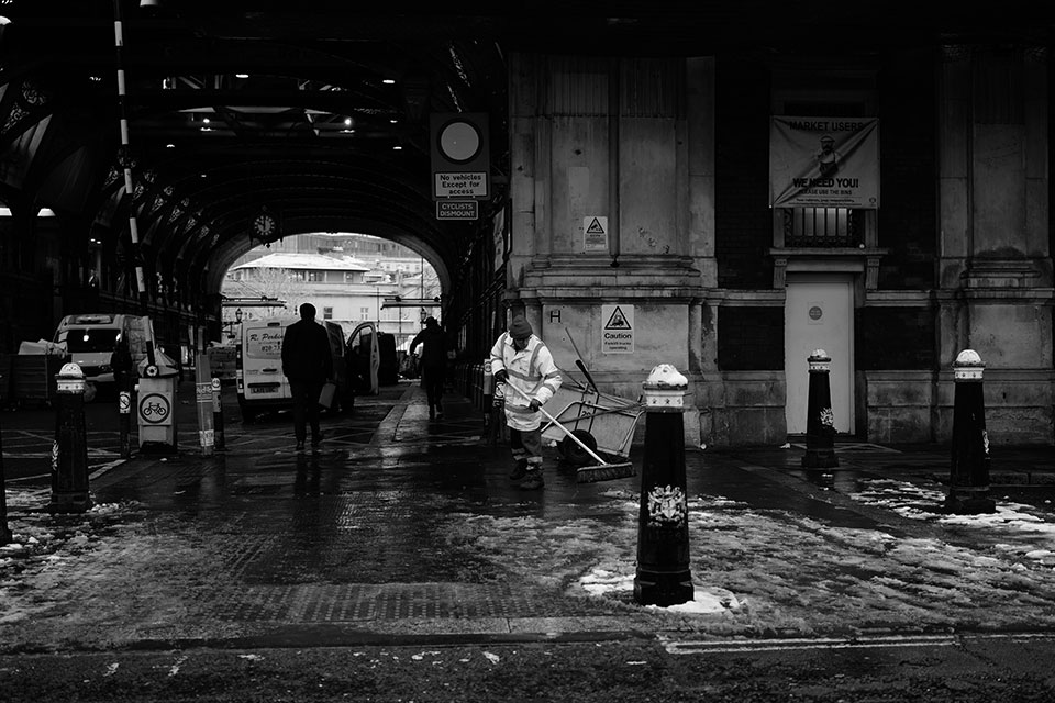 Straatfotografie in de winter