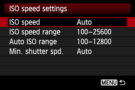 5dmarkIII iso menu  hero