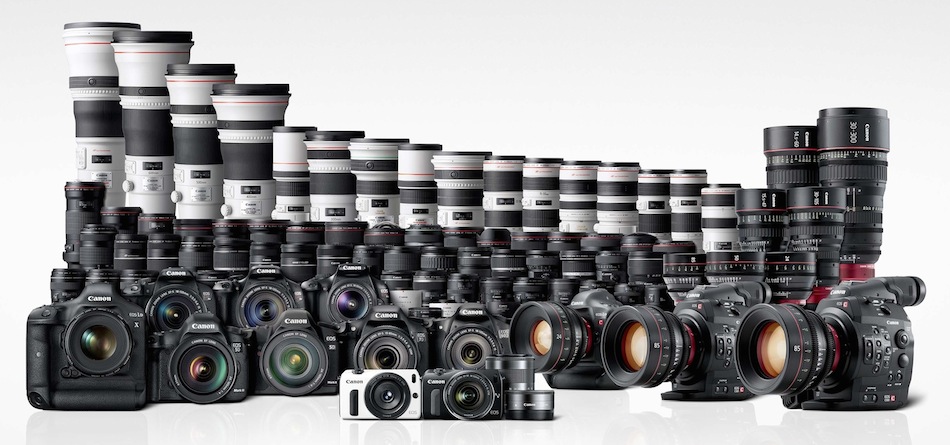Canon camera lens lineup