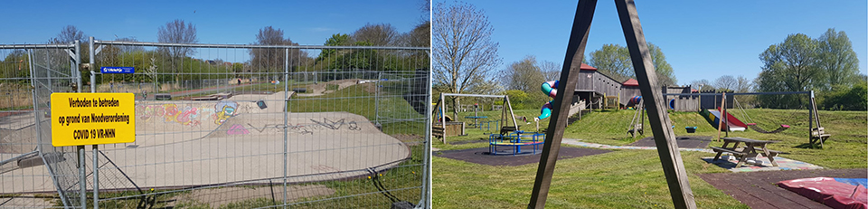 Casper Nooij lege skatebaan speeltuin