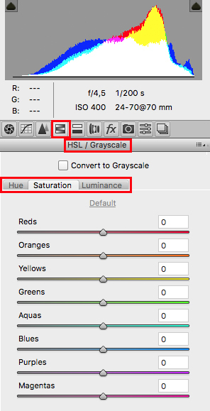 HSL Grayscale