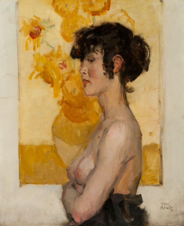 Isaac Israels Vrouw in profiel Isaac Israels Vrouw in profiel