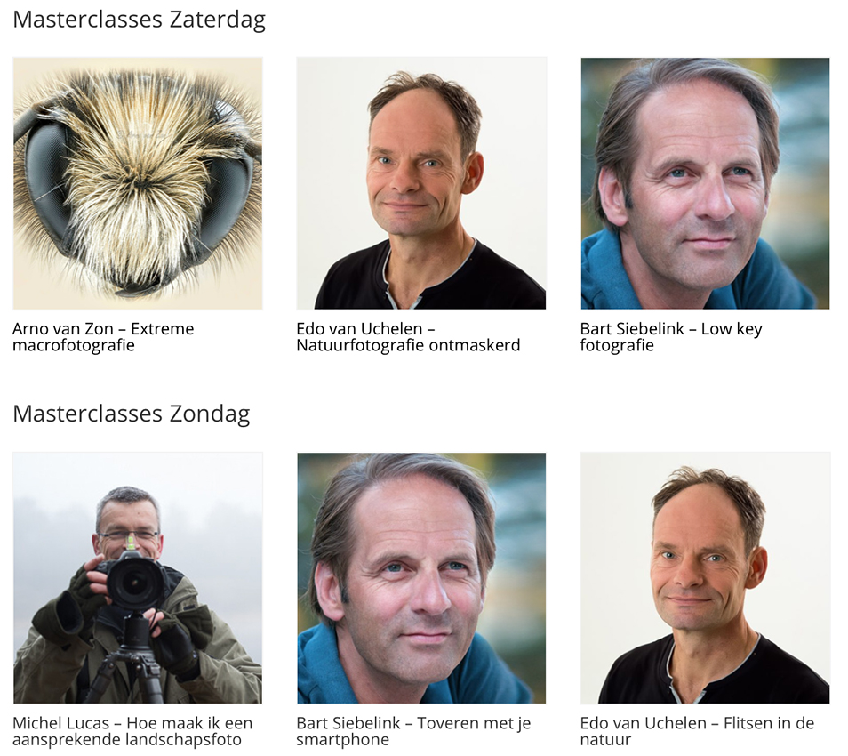 Masterclasses Nature Talks Photo Festival