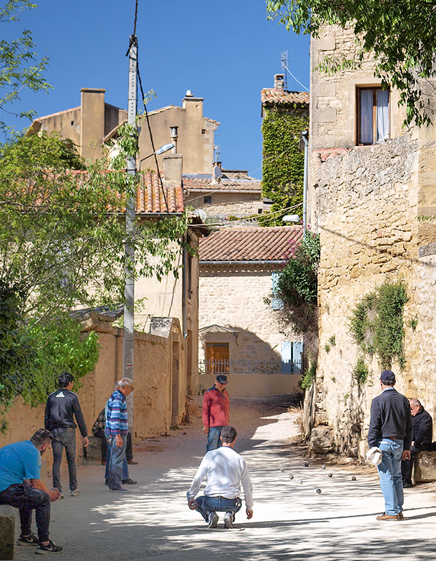 Provence  Petanque in het dorp E520