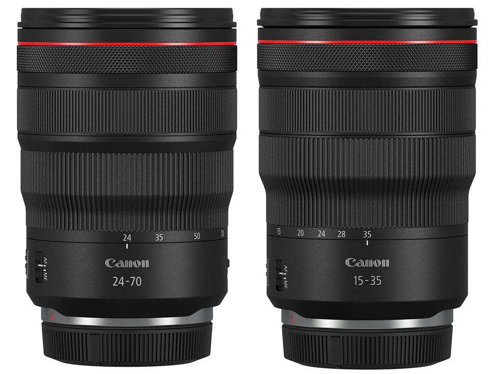 Canon RF 24-70mm f/2.8 en RF 15-35mm f/2.8L IS