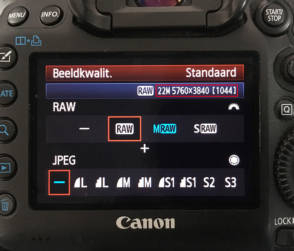 Aantal pixels canon eos 5d mark3