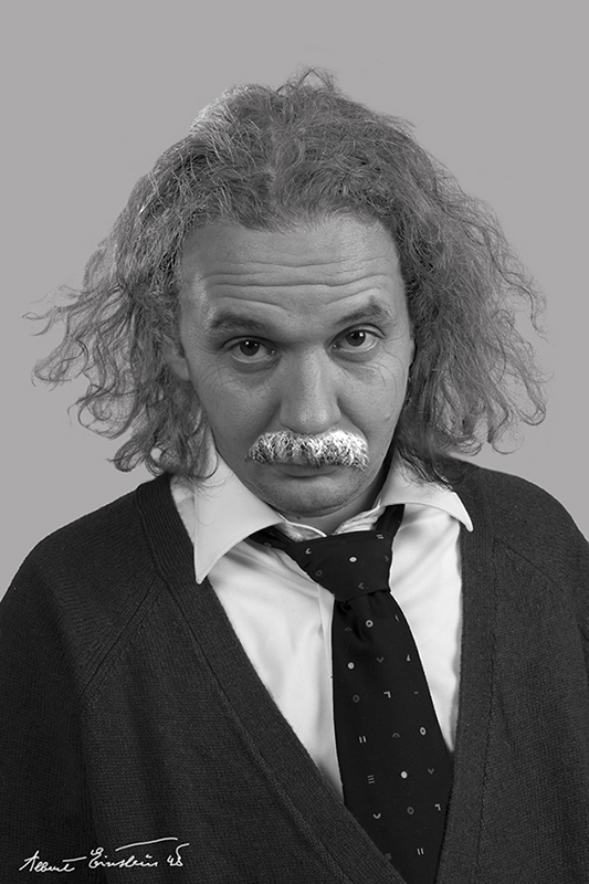 Albert einstein lookalike