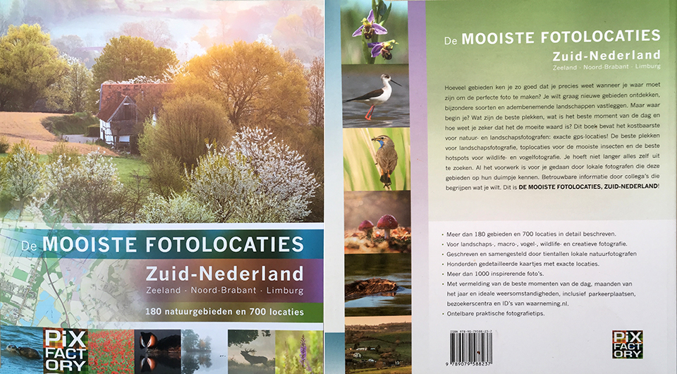 Boek mooiste fotolocaties zuid nederland cover Boek mooiste fotolocaties zuid nederland cover