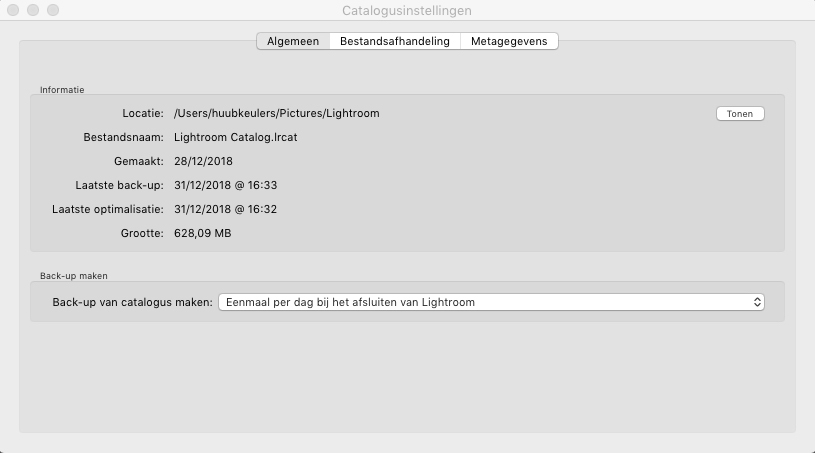 Huub keulers lightroom backup 2