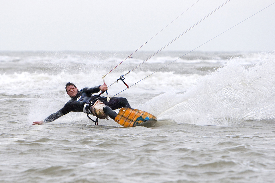 Kitesurfer. Foto: Michelle Peeters Kitesurfer. Foto: Michelle Peeters