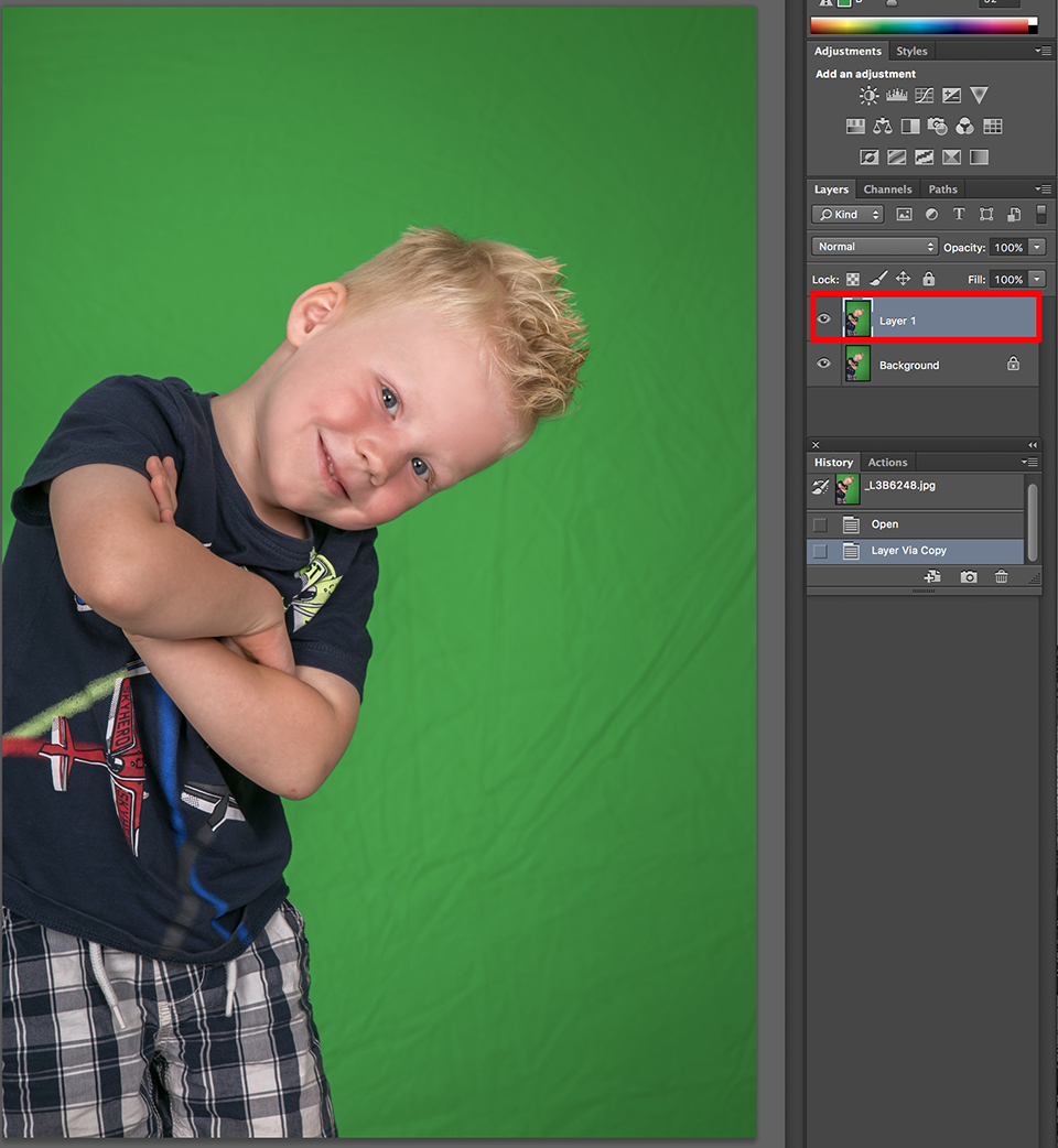 Kopielaag maken Kopielaag maken