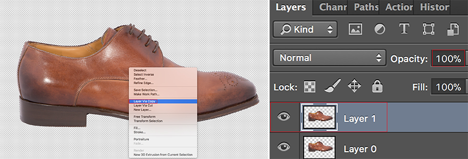 Layer via copy Layer via copy
