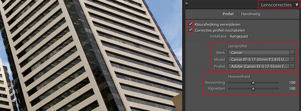 Lightroom automatische enscorrecties Lightroom automatische enscorrecties