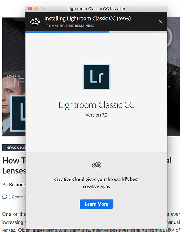 Lightroom Classic CC 7.2