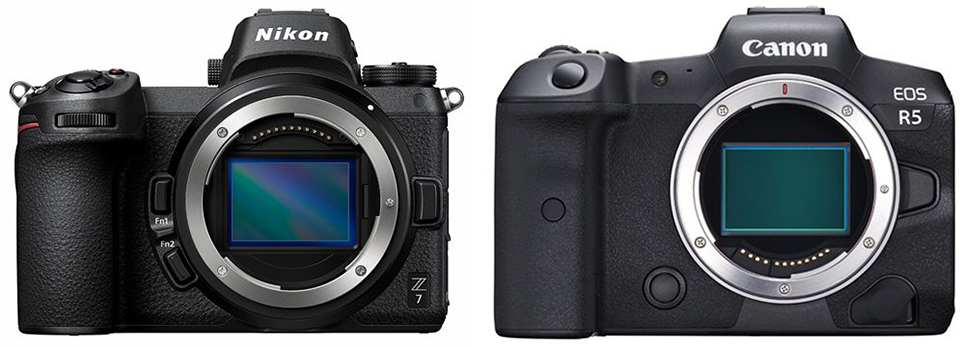 Nikon z7 canon eos r5 Nikon z7 canon eos r5