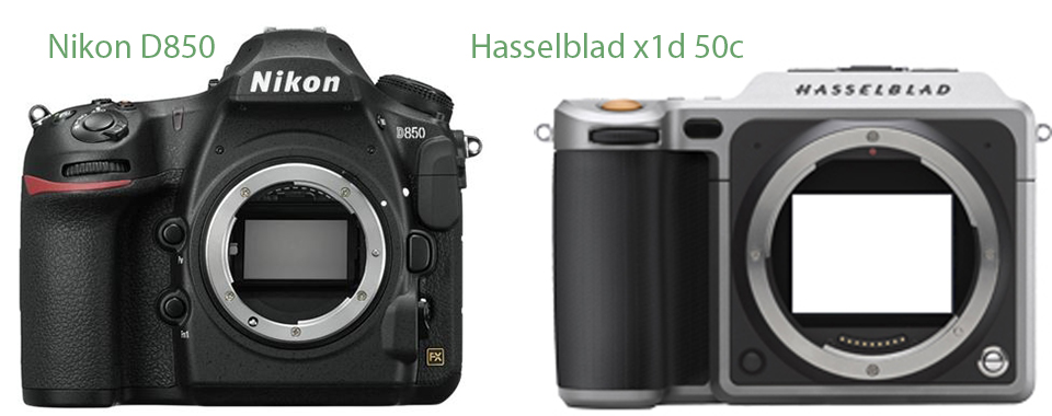 Nikon850 versus Hasselblad x1d 50c