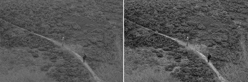 Normale en hoog contrast grijswaardenconversie Normale en hoog contrast grijswaardenconversie