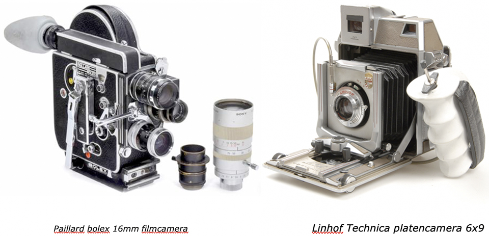 Paillard bolex en linhof technica platencamera