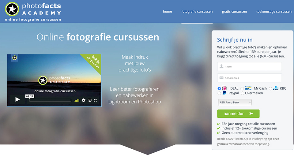 Photofactsacademy mainpage Photofactsacademy mainpage