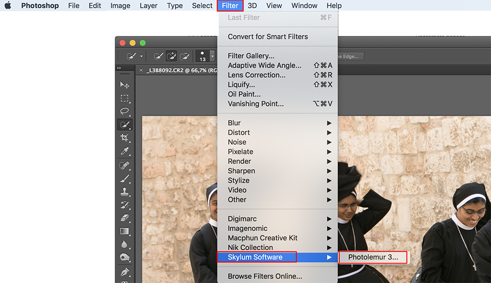 Photolemur als photoshop plugin