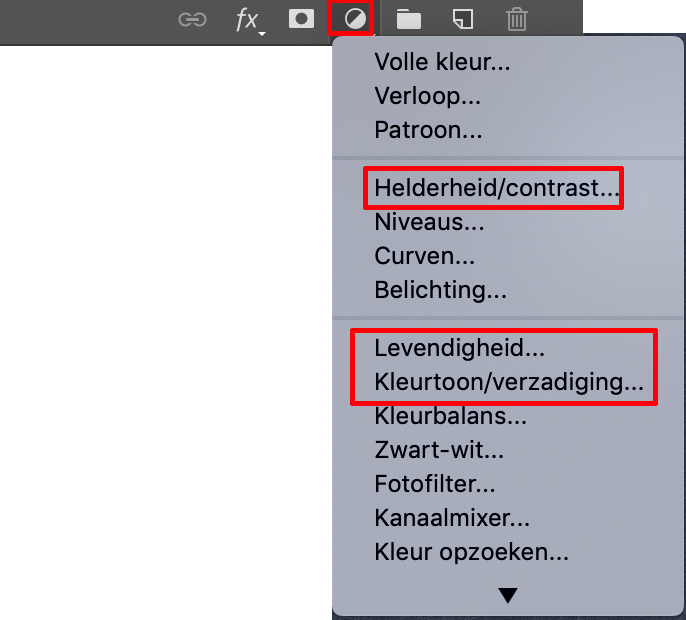 Photoshop aanpassingslaag maken Photoshop aanpassingslaag maken
