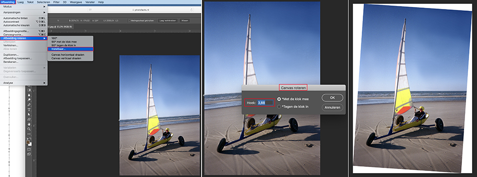 Photoshop rechtzetten liniaal Photoshop rechtzetten liniaal