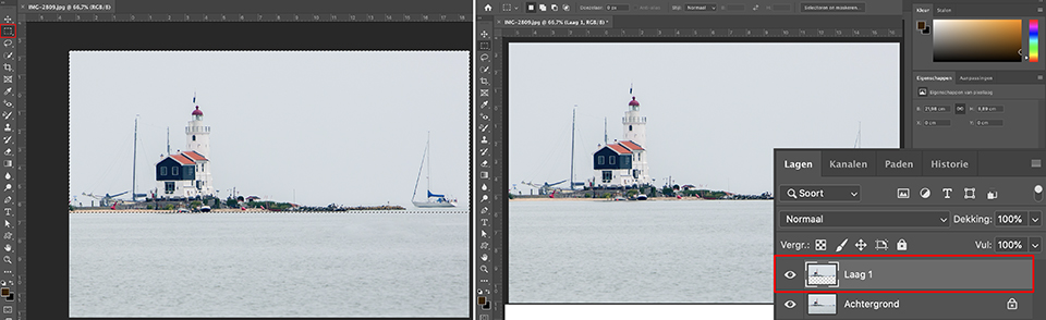 Photoshop reflecties maken