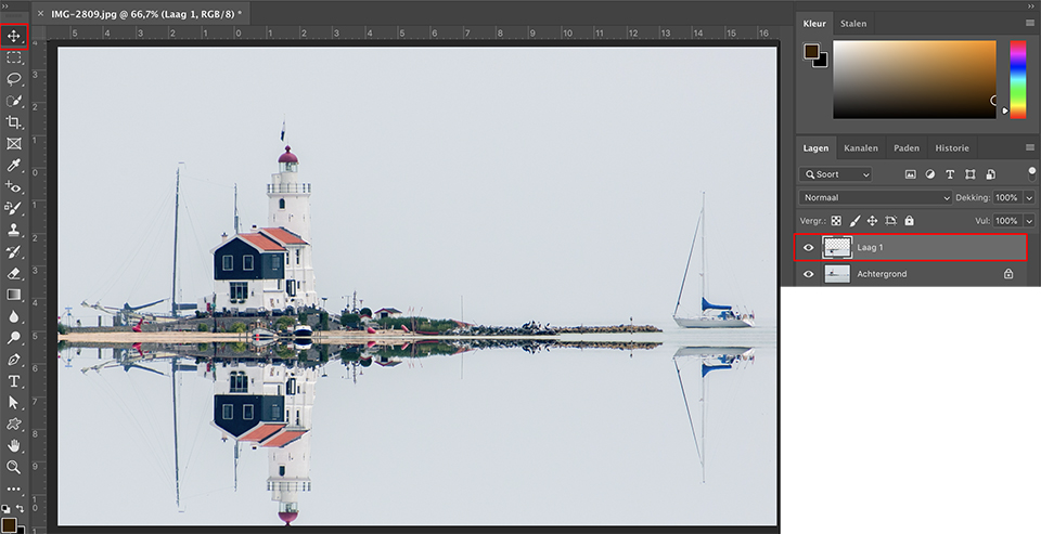 Photoshop reflecties maken 4