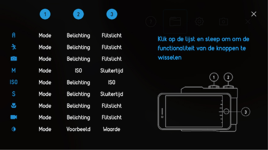 Pictar instellingen Pictar instellingen