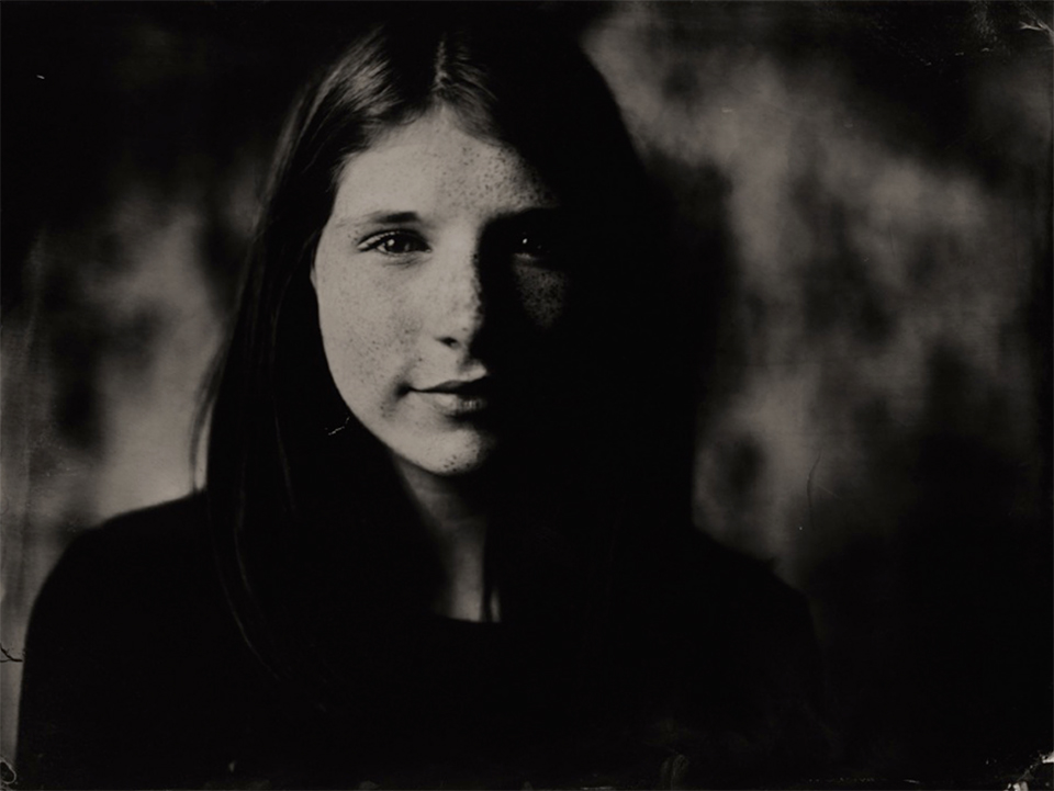 Portrait wet plate - Indra Moonen