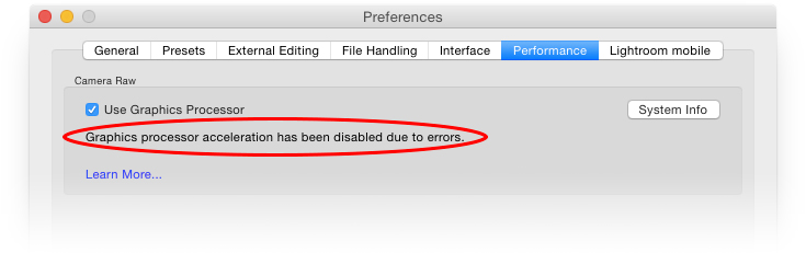 Problemen gpu Lightroom Problemen gpu Lightroom