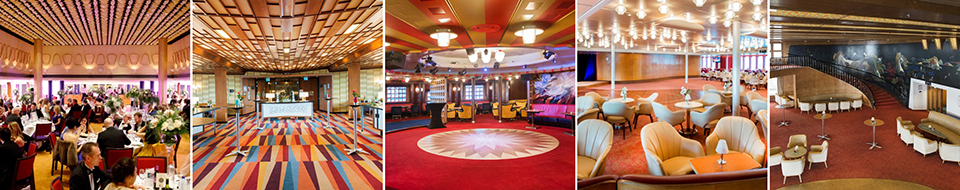 Odyssee-Room, Bijeenkomstzaal, Ambassador-Room, Queens-Lounge en Grand Ballroom Odyssee-Room, Bijeenkomstzaal, Ambassador-Room, Queens-Lounge en Grand Ballroom