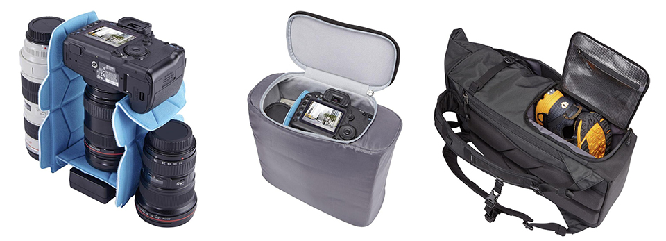 Tas thule covert dslr rolltop binnenvakken Tas thule covert dslr rolltop binnenvakken