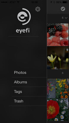 Eyefi iPhone app Eyefi iphone app 2