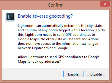 Reverse geocoding