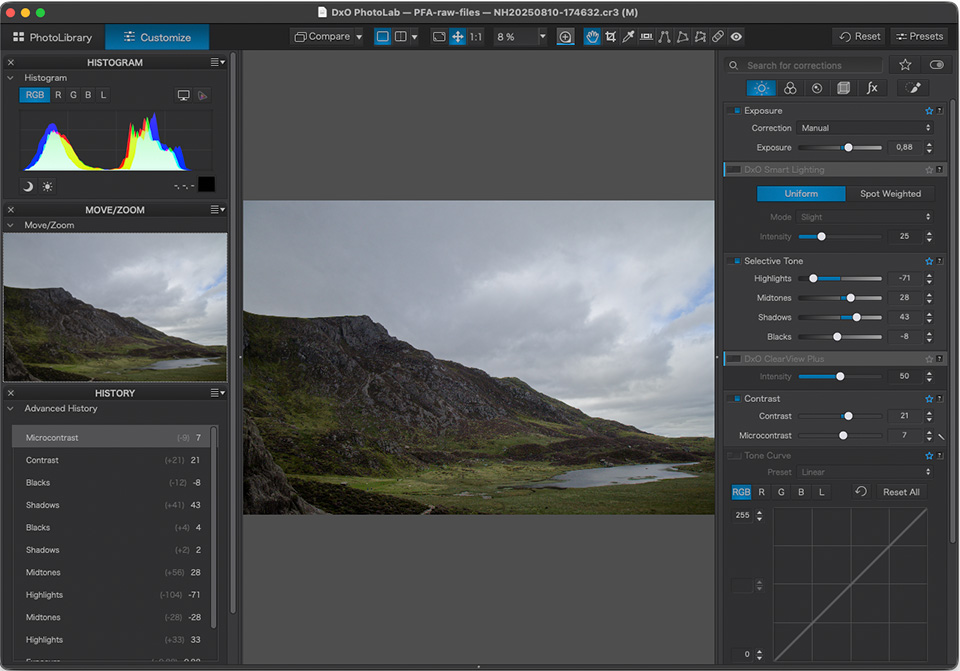 DxO PhotoLab customize DxO PhotoLab customize