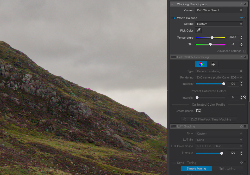 DxO PhotoLab gereedschappen DxO PhotoLab gereedschappen