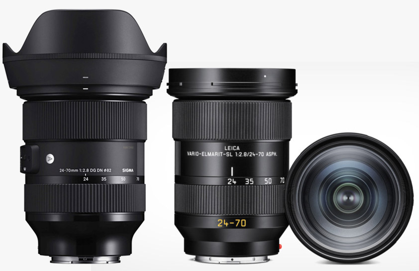 Leica Sigma naast elkaar Leica Sigma naast elkaar