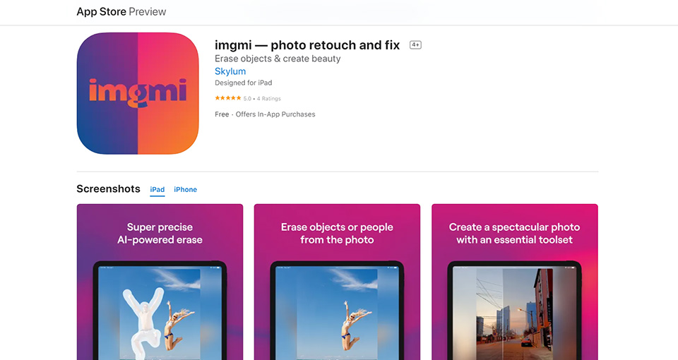 Imgmi app store