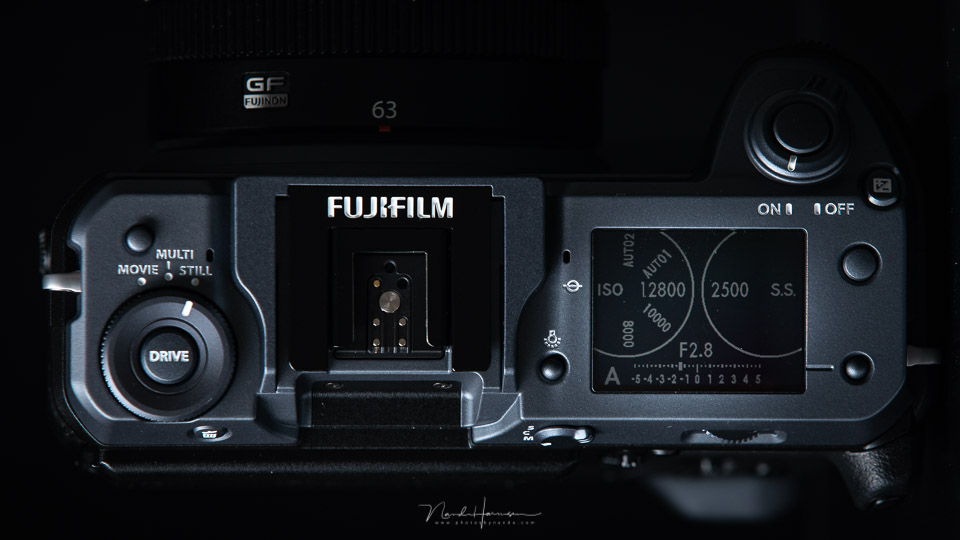 Nando Fujifilm GFX100 onlogische instelling