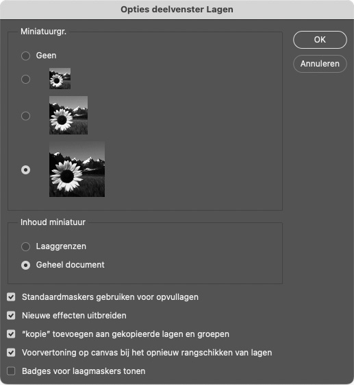 Nando PS deelvensteropties
