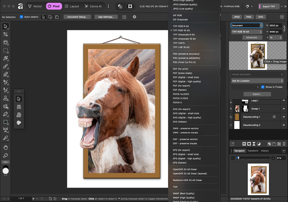 Nando affinity bestanden Nando affinity bestanden