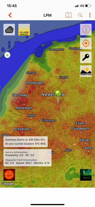 Nando app lightpollution Nando app lightpollution